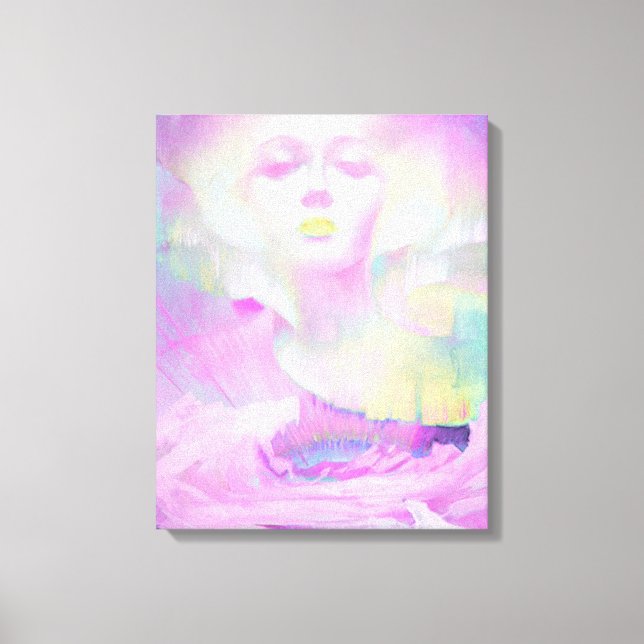 Aurora by Clive Henry pink pastels Canvas Print (Front)