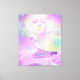 Aurora by Clive Henry pink pastels Canvas Print