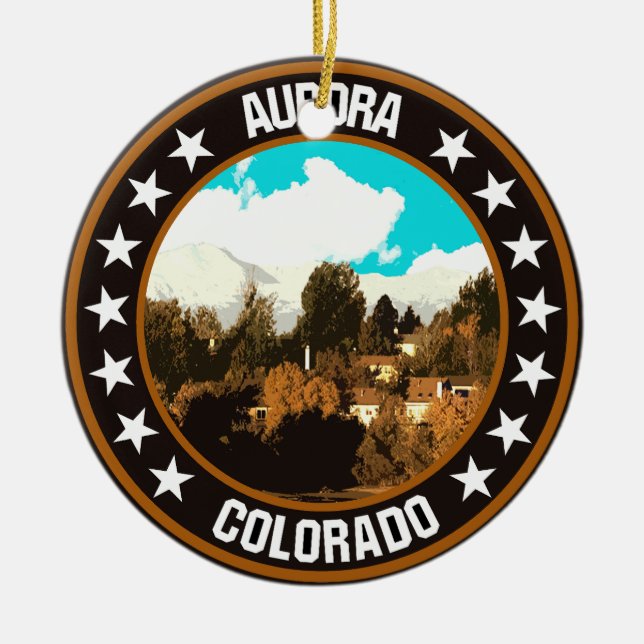 Aurora                                             ceramic tree decoration (Front)