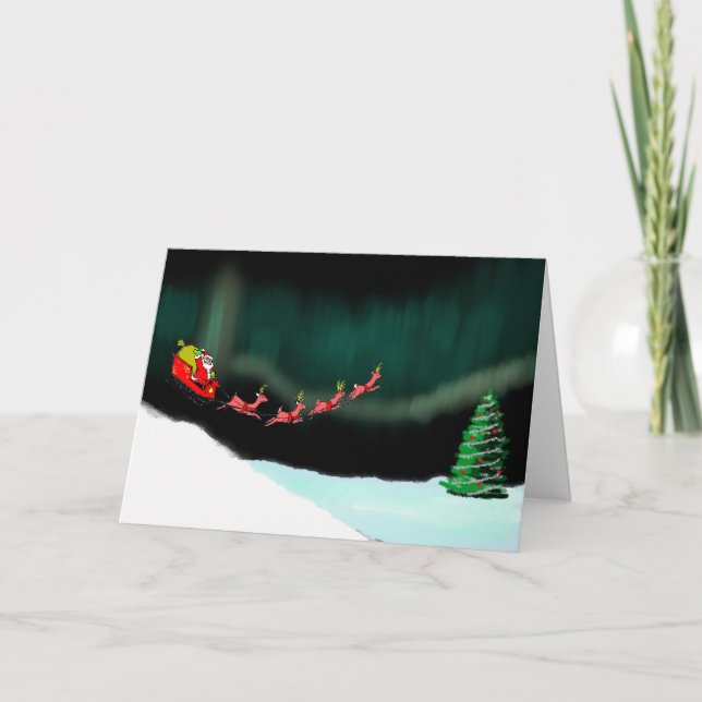 Aurora Christmas Holiday Card (Front)