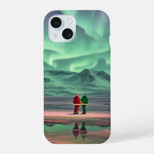 Aurora Christmas iPhone 15 Case