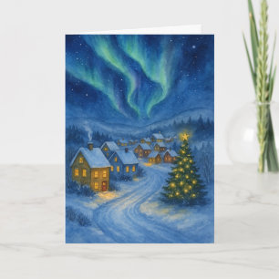 Aurora Christmas Village Card