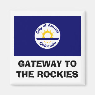 Aurora, Colorado Flag Magnet
