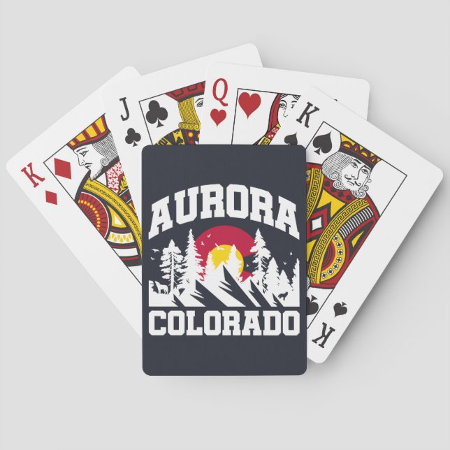 Aurora,Colorado Playing Cards (Back)