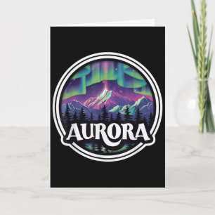 Aurora Colorado Rock Mountains Co Skiing Winter De Card