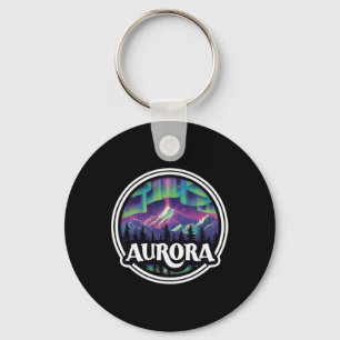 Aurora Colorado Rock Mountains Co Skiing Winter De Key Ring