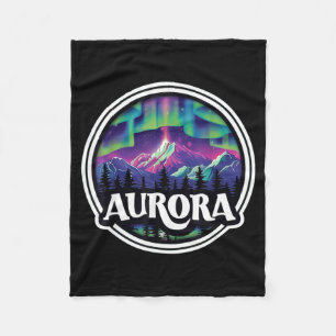 Aurora colorado rock mountains co skiing winter fleece blanket