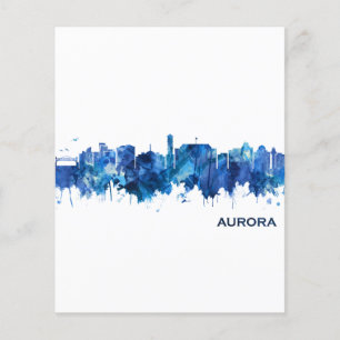 Aurora Colorado Skyline Blue Flyer