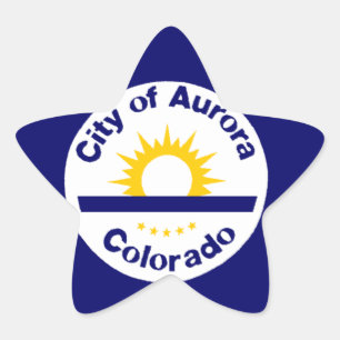 Aurora, Colorado Star Sticker