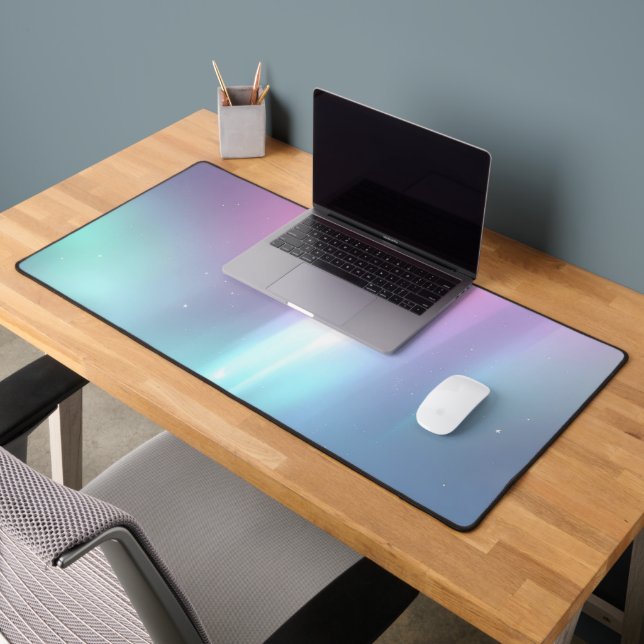 Aurora Core Dreamy Glow – Aesthetic Design Desk Mat (Office 2)