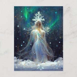 Aurora goddess   postcard