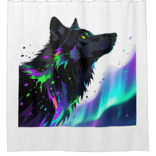Aurora Howl Shower Curtain