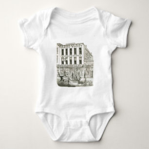 Aurora Illinois Aurora Beacon News 1871 Stone Lith Baby Bodysuit