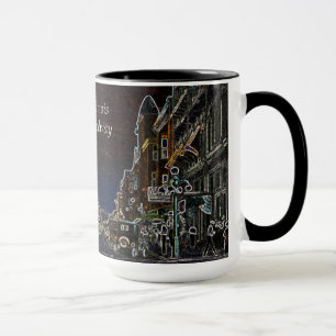 Aurora Illinois South Broadway Neon Art 1920 Mug