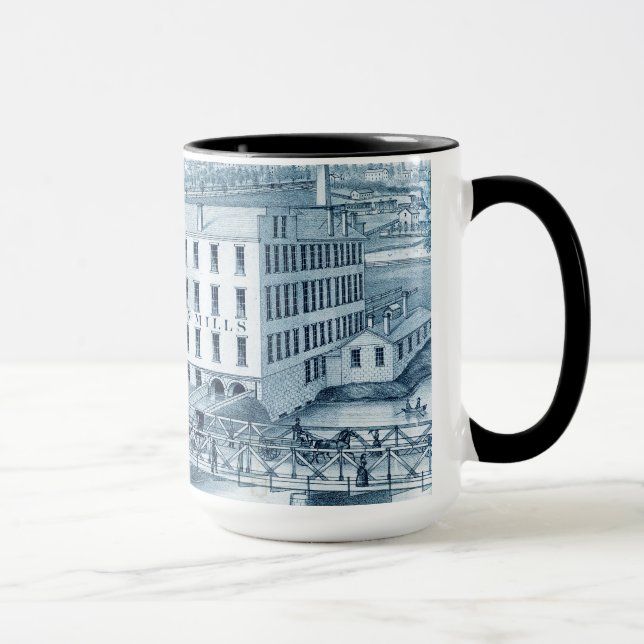 Aurora Illinois Woollen Mills 1871 Mug (Right)