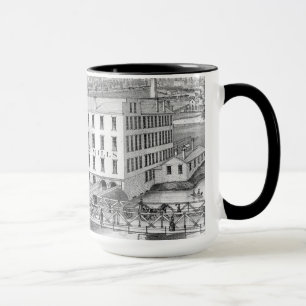 Aurora Illinois Woollen Mills 1871 Mug