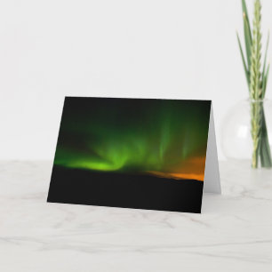 Aurora in Reykjanes Peninsula #2 Card