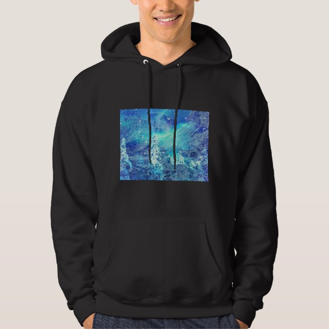 Aurora In Valleys Hoodie (Front)