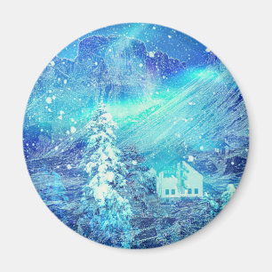 Aurora In Valleys Magnet