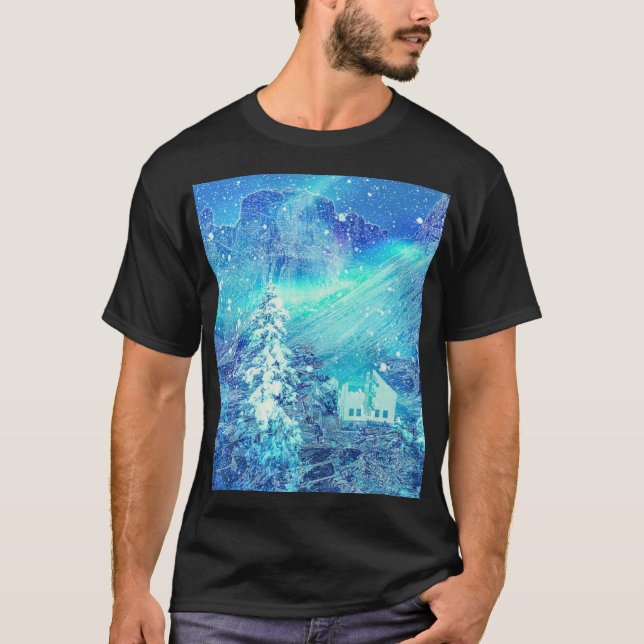 Aurora In Valleys T-Shirt (Front)