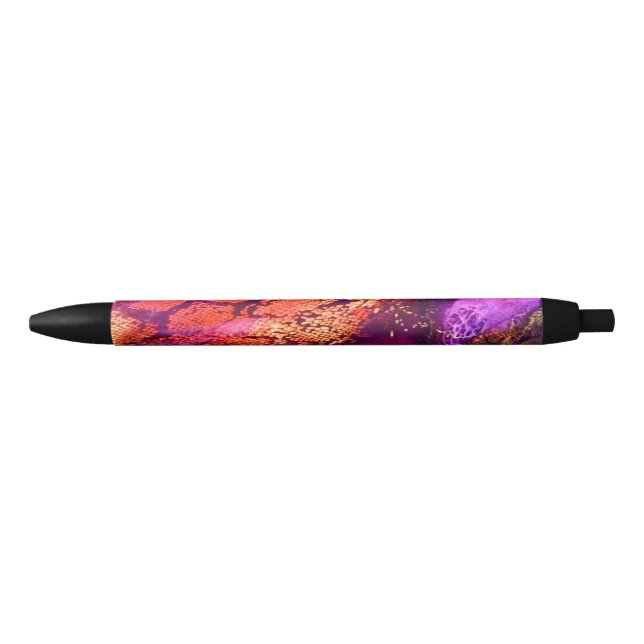 Aurora-Inspired Luxury Art Black Ink Pen (Front)
