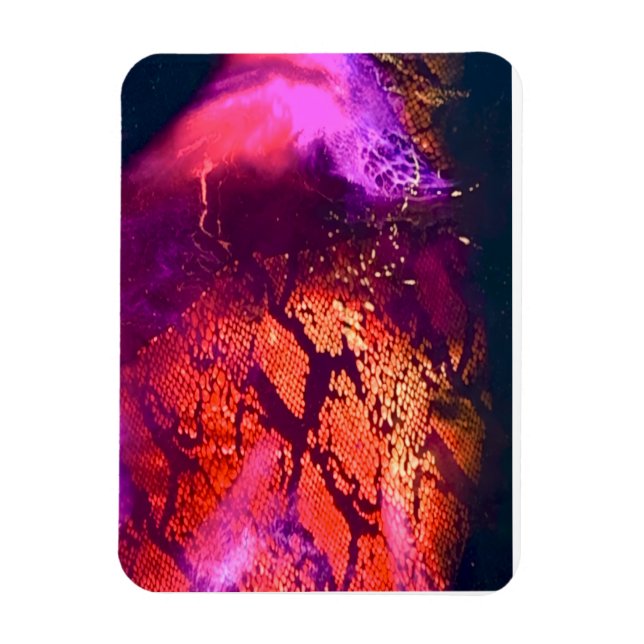 Aurora-Inspired Luxury Art Magnet (Vertical)