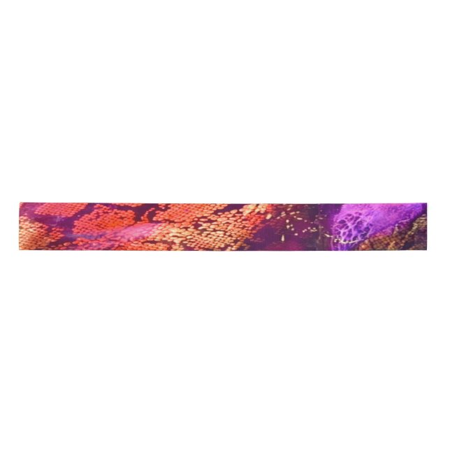 Aurora-Inspired Luxury Art Satin Ribbon (Front)