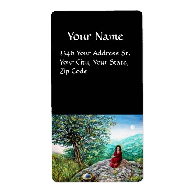 AURORA / MAGIC TREE, green, blue, (Front)