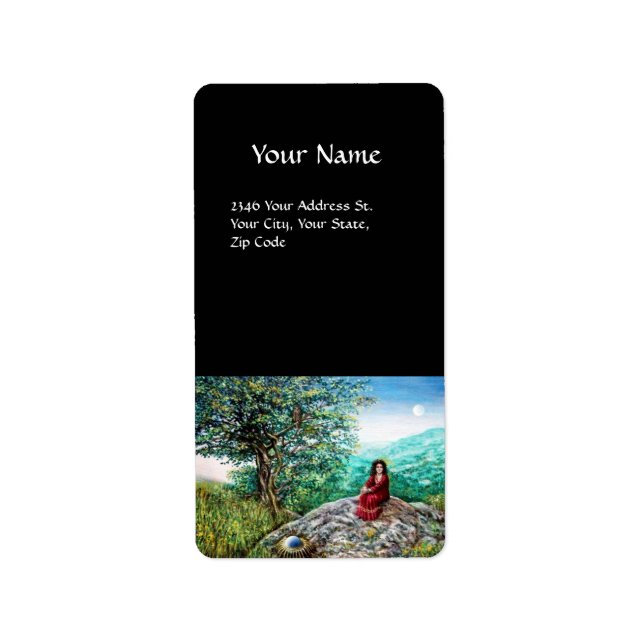 AURORA / MAGIC TREE, green, blue, Label (Front)