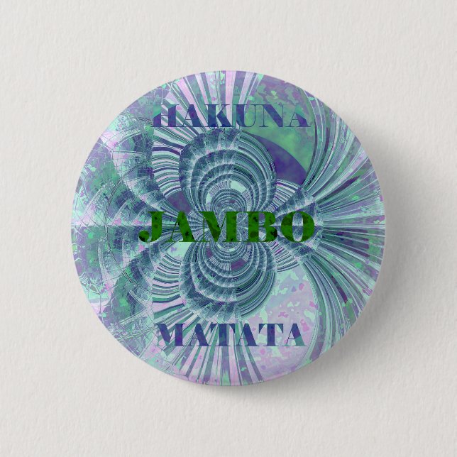 Aurora Matata Art Print 6 Cm Round Badge (Front)