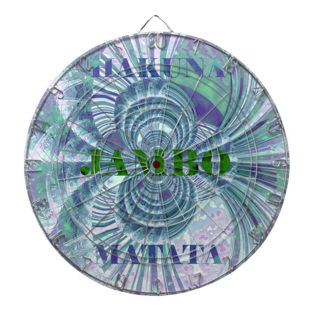 Aurora Matata Art Print Dartboard (Front)