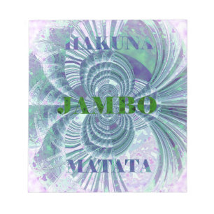 Aurora Matata Art Print Notepad