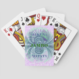 Aurora Matata Art Print Playing Cards