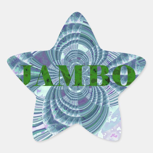 Aurora Matata Art Print Star Sticker (Front)