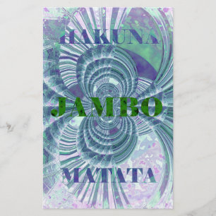 Aurora Matata Art Print Stationery