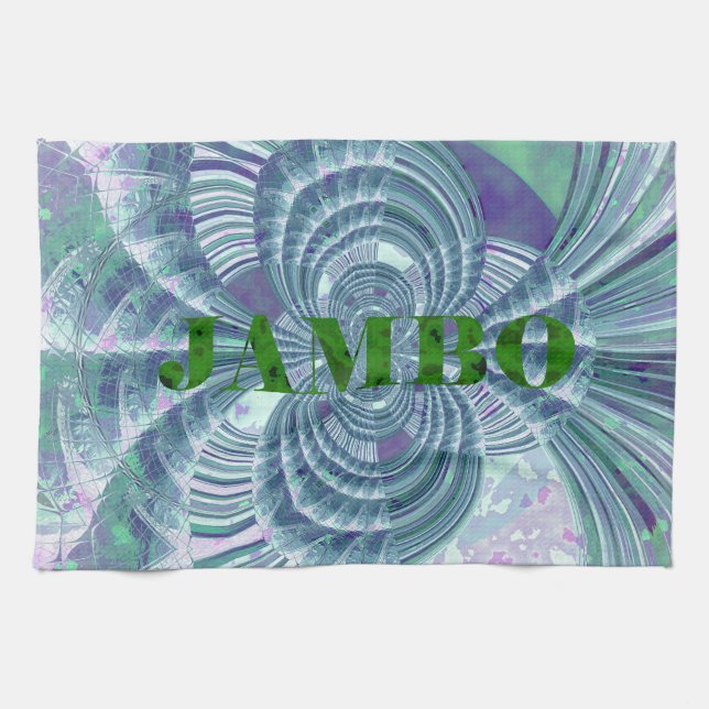 Aurora Matata Art Print Tea Towel (Horizontal)