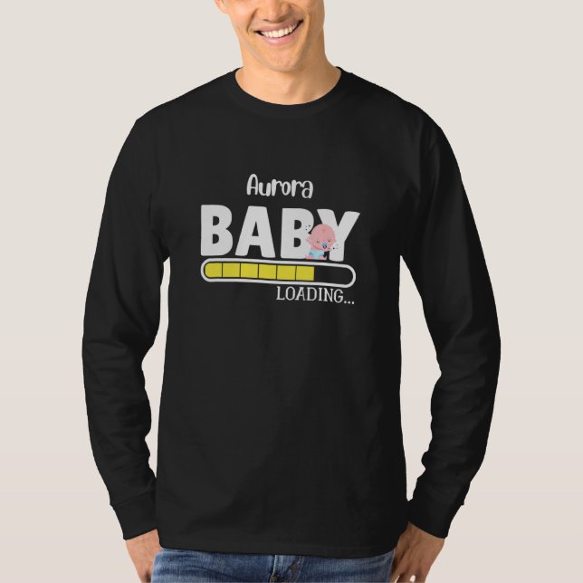 Aurora Native Pride Funny State Baby Parent Mum Da T-Shirt (Front)