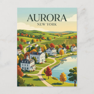 Aurora, New York, USA Postcard
