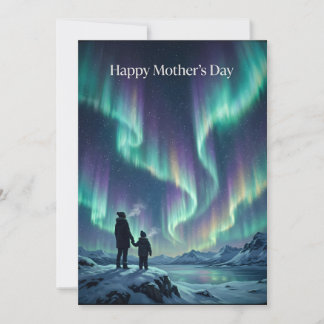 "Aurora — Northern Lights Mother's Day Card