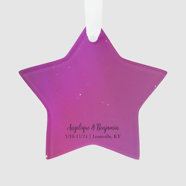 Aurora Northern Southern Lights Ornament (Front)