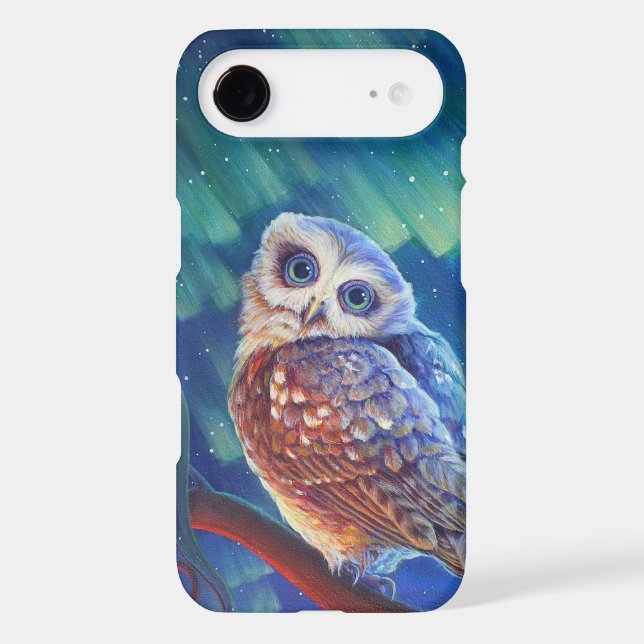 Aurora Owl Case-Mate iPhone Case (Back)
