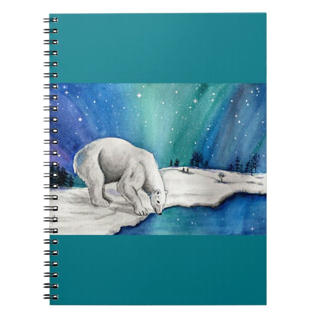 Aurora Polar Bear Notebook (Front)