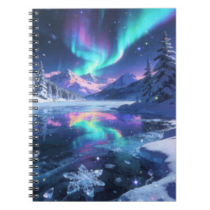 Aurora Reflection Spiral Notebook