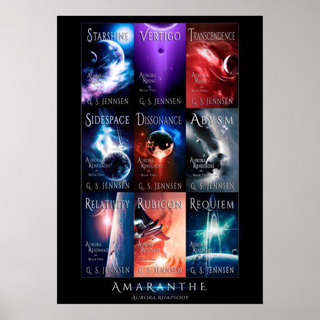 Aurora Rhapsody Cover Collage (20x28) Poster (Front)