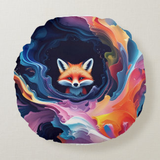 "Aurora’s Spirit" Round Cushion