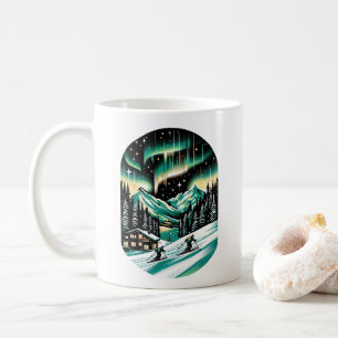 Aurora Ski Adventure Coffee Mug