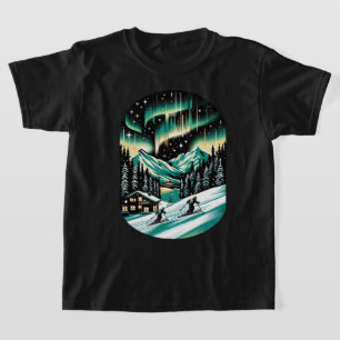 Aurora Ski Adventure Unisex T-Shirt