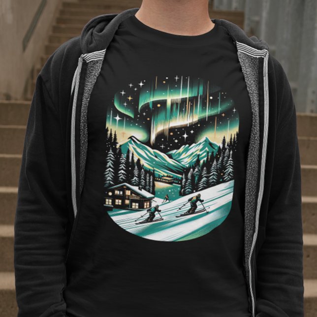 Aurora Ski Adventure Unisex T-Shirt (Creator Uploaded)