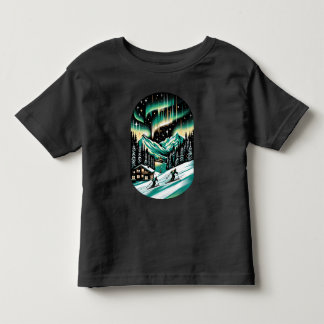 Aurora Ski Adventure Unisex Toddler T-Shirt