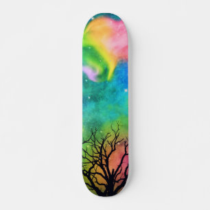 Aurora Skies Skateboard